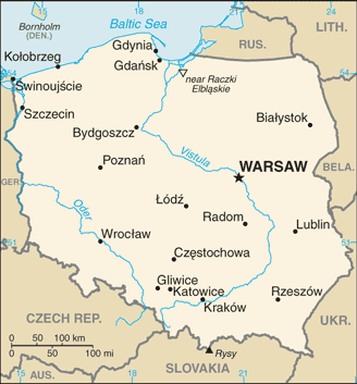 Poland map