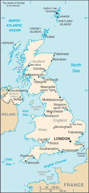 UK map