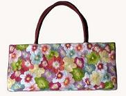flower embroidery handbag