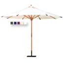wooden umbrella