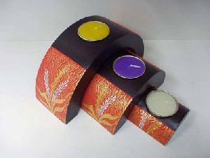 mango wood candle holder vase bangkok