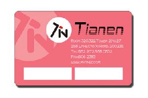 plastic card rfid