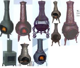 cast iron chiminea