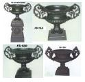 cast iron flower urn