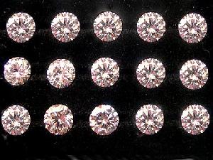 synthetic cubic zirconia gemstone