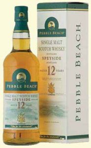 12yo single malt spey side scotch whisky pebble beach