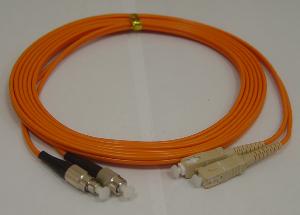 fiber optic patch cord fc sc mm duplex