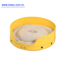 round pet bed