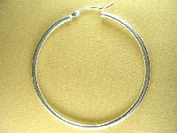 plain hoop earrings