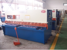 guillotine shear hydraulic swing beam metal cutting machine