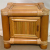 bamboo tray lamp cabinet