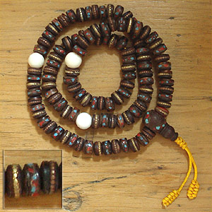 mala beads yak bone