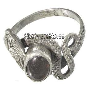 tibetan cobra silver rings