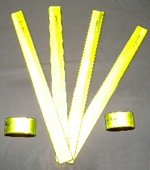 reflective slap band