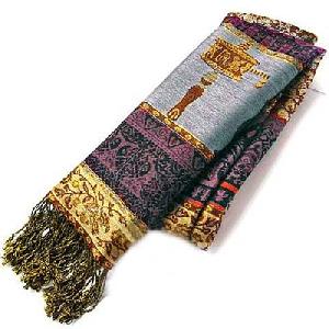nepal spun gold eight treasure shawl