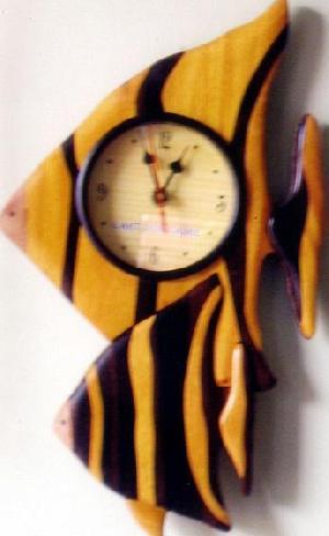 wooden clock