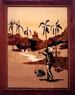 marquetry lifestye vietnamese village