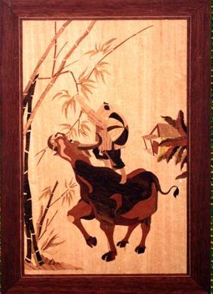 marquetry vietnam village