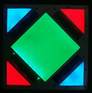 solar led brick underground light