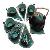 Black And Green Tea Set