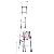 European Standard Common Step Telescopic Ladder(laot-421xxb)