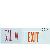 Exit Sign, Ul Certified Exit Sign, Ul Certified