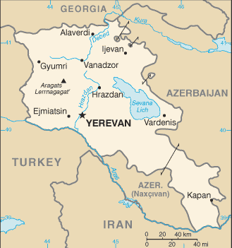 Armenia map