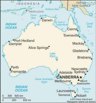 Australia map