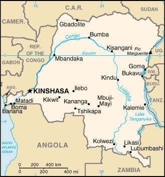 Congo map