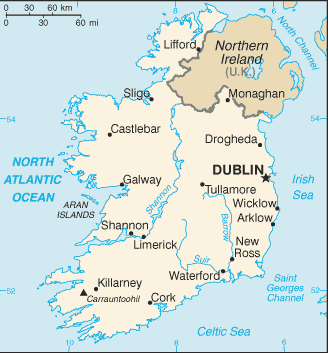 Ireland map