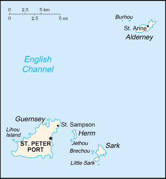 Guernsey map