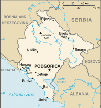 Yugoslavia map