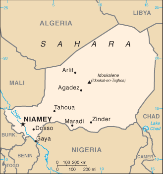 Niger map