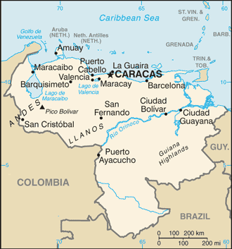 Venezuela map