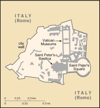 Holy See map