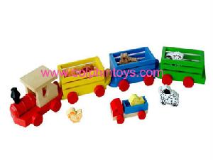 Wooden Toys- Pull Train