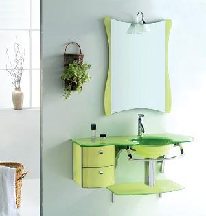 glass furniture cabinet sanitaryware