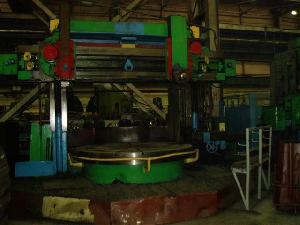 Lathe Vertical Type Double Column Sedin Model 1m557 With 3 Carriages