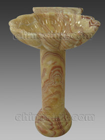 stone bathroom sink pedestal ps 07