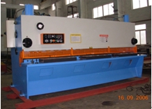 guillotine shear hydraulic swing beam metal cutting machine