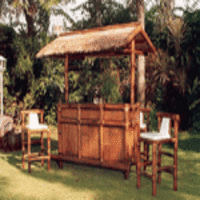 Bamboo Bar Tiki Bar Outdoor Furniture Garden Furniture Bamboo Handicrat Thatch