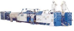 pe wall corrugated pipe extrusion line