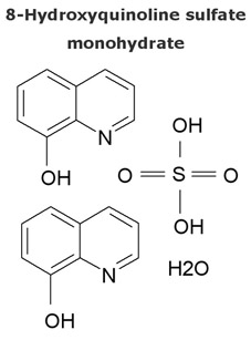 8 hydroxyquinoline sulfate monohydrate