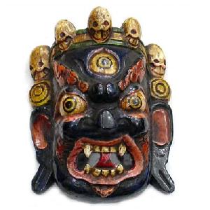 tibetan wooden masks