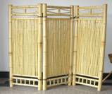 bamboo pole slats folding screen dividors private shade