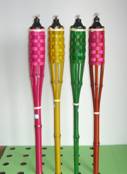 Bamboo Tiki Torch Oil Torch With For Garden And Table Top