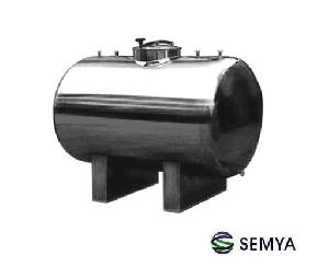 horizontal storage tank storaging milk drink beverage water oil