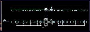 cnc beam drilling sawing tandem line