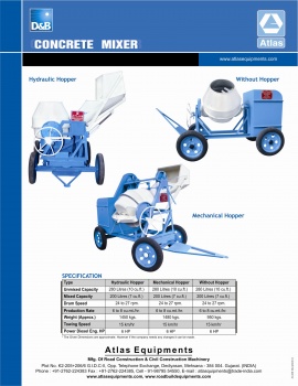 concrete mixer india