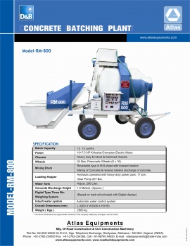 Mini Concrete Batching Plant India